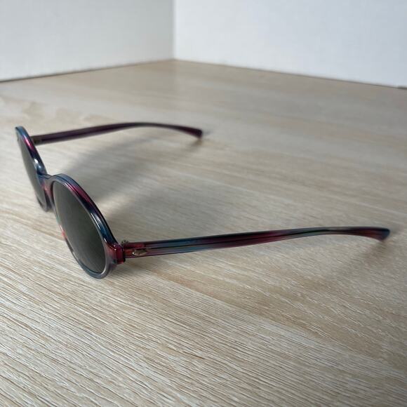 Vintage Bausch & Lomb Oberlin Sunglasses RARE! Oval Purple Blue Canada READ main image 6